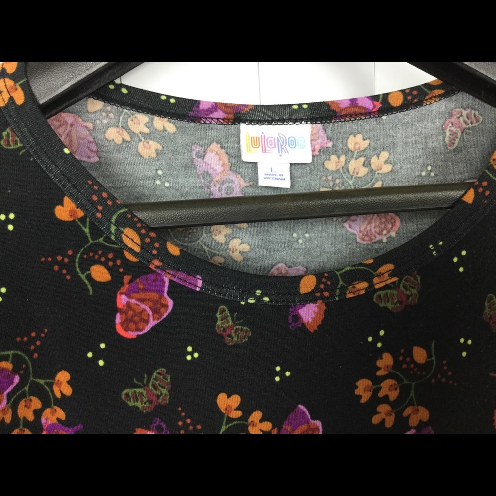 3/$20 LulaRoe | Julia floral print dress - Picture 3 of 8